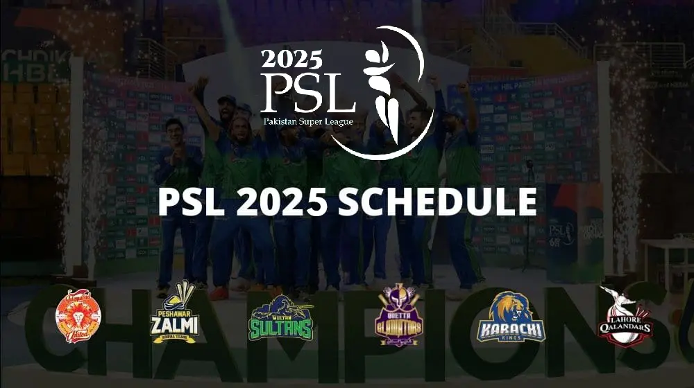 Psl Schedule 2025